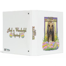 Easter Egg Cookies - Afghan 3 Ring Binder