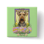 Easter Egg Cookies - Airedale Pinback Button