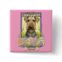 Easter Egg Cookies - Airedale Pinback Buttons