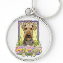 Easter Egg Cookies - Airedale Key Chain