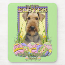 Easter Egg Cookies - Airedale Mousepad