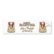 Easter Egg Cookies - Basenji Bumper Stickers