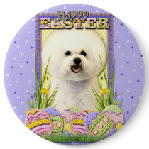 Easter Egg Cookies - Bichon Frise Pinback Buttons