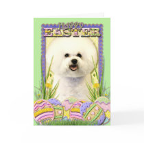 Easter Egg Cookies - Bichon Frise Cards