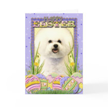 Easter Egg Cookies - Bichon Frise Cards