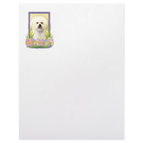 Easter Egg Cookies - Bichon Frise Letterhead Design