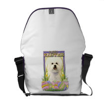 Easter Egg Cookies - Bichon Frise Commuter Bags