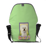 Easter Egg Cookies - Bichon Frise Messenger Bags