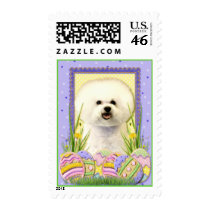 Easter Egg Cookies - Bichon Frise Postage Stamp