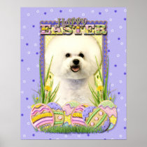 Easter Egg Cookies - Bichon Frise Posters