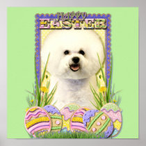 Easter Egg Cookies - Bichon Frise Poster