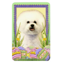 Easter Egg Cookies - Bichon Frise Rectangle Magnets