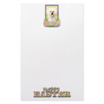 Easter Egg Cookies - Bichon Frise Stationery