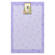Easter Egg Cookies - Bichon Frise Custom Stationery