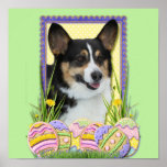 Easter Egg Cookies - Corgi Poster