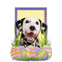Easter Egg Cookies - Dalmatian Photo Cutout