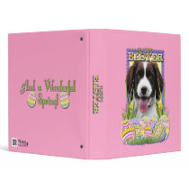 Easter Egg Cookies - English Springer Spaniel Binder