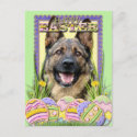 Easter Egg Cookies - German Shepherd Postcards