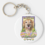 Easter Egg Cookies - Golden Retriever - Corona Keychain