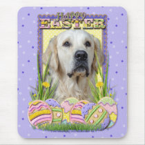 Easter Egg Cookies - Golden Retriever - Tebow Mouse Pads
