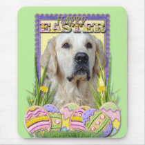Easter Egg Cookies - Golden Retriever - Tebow Mouse Pads