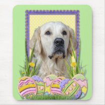 Easter Egg Cookies - Golden Retriever - Tebow Mouse Pads