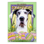 Easter Egg Cookies - Great Dane - Baron Greeting Card
