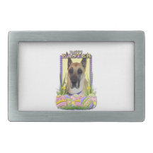 Easter Egg Cookies - Great Dane - Fawn Belt Buckles