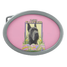 Easter Egg Cookies - Great Dane - Grey Belt Buckles