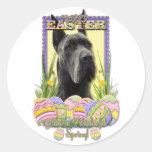 Easter Egg Cookies - Great Dane - Grey Sticker