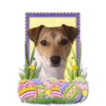 Easter Egg Cookies - Jack Russell Cut Out