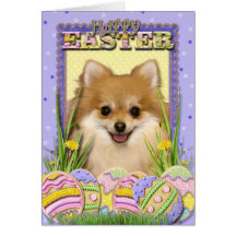Easter Egg Cookies - Pomeranian Cards