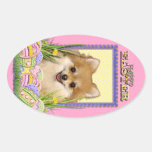 Easter Egg Cookies - Pomeranian Stickers
