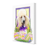 Easter Egg Cookies - Poodle - Champagne Canvas Prints