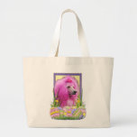 Easter Egg Cookies - Poodle - Pink Canvas Bags