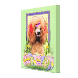 Easter Egg Cookies - Poodle - Red Canvas Prints