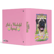 Easter Egg Cookies - Pug Vinyl Binder