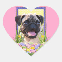 Easter Egg Cookies - Pug Heart Stickers