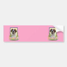 Easter Egg Cookies - Saint Bernard Bumper Stickers