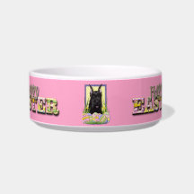 Easter Egg Cookies - Schnauzer Cat Water Bowl
