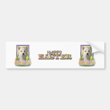 Easter Egg Cookies - West Highland Terrier Bumper Sticker