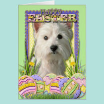 Easter Egg Cookies - West Highland Terrier cards