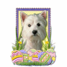 Easter Egg Cookies - West Highland Terrier Cut Out