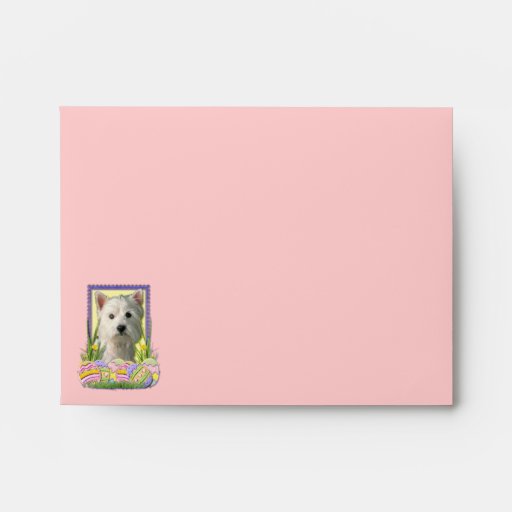 Easter Egg Cookies - West Highland Terrier Envelopes