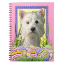 Easter Egg Cookies - West Highland Terrier Notebooks