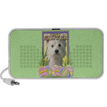 Easter Egg Cookies - West Highland Terrier Mini Speaker