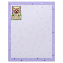 Easter Egg Cookies - Yorkshire Terrier Personalized Letterhead