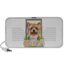 Easter Egg Cookies - Yorkshire Terrier Portable Speakers