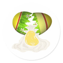 Easter Egg Cracked stickers by AryadnaDesign Easter Egg Cracked stickers