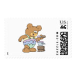 easter egg cute teddy bear silly design stamps
